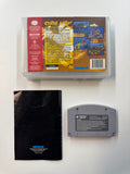 Nintendo 64 Charlie Blasts Territory 1998 Cartridge & Manual w/ Clamshell Box