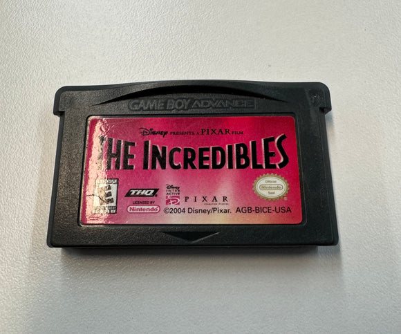 The Incredibles Nintendo Gameboy Advance GBA 2004 Authentic
