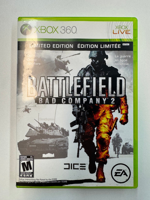 Battlefield Bad Company 2 2009 Microsoft XBOX 360 CIB Complete In Box