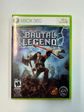 Brutal Legend Microsoft XBOX 360 2009 CIB Complete In Box
