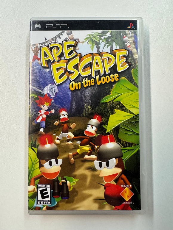 Ape Escape On The Loose PSP Sony Playstation 2005 Complete in Box CIB