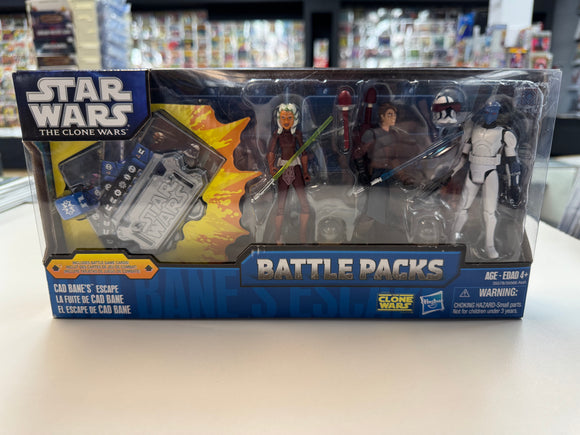 Hasbro 2011 Star Wars The Clone Wars Battle Packs Cad Bane's Escape