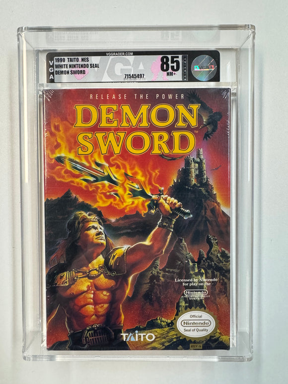 Demon Sword Nintendo NES 1990 VGA 85 SEALED NM+