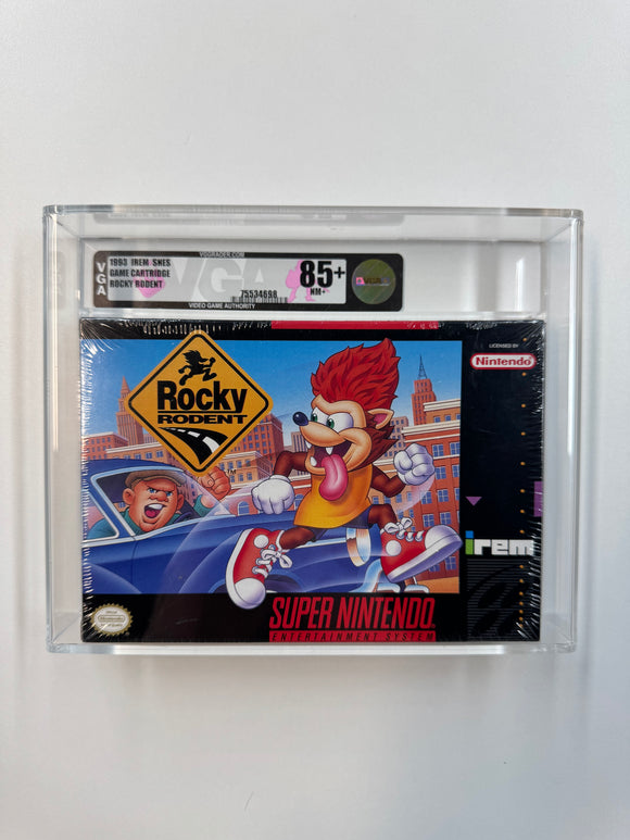 Rocky Rodent Nintendo SNES 1993 VGA 85 NM+ SEALED