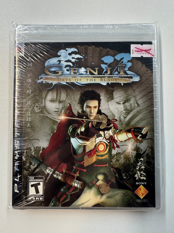 Genji Days Of The Blade Playstation PS3 2006 Sealed