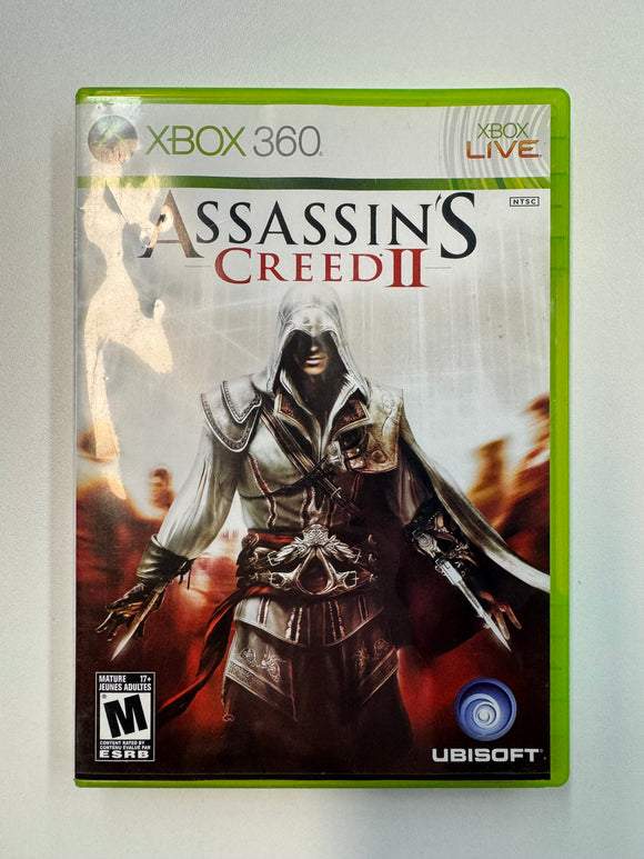 Assassin's Creed II 2009 Microsoft XBOX 360 CIB Complete In Box