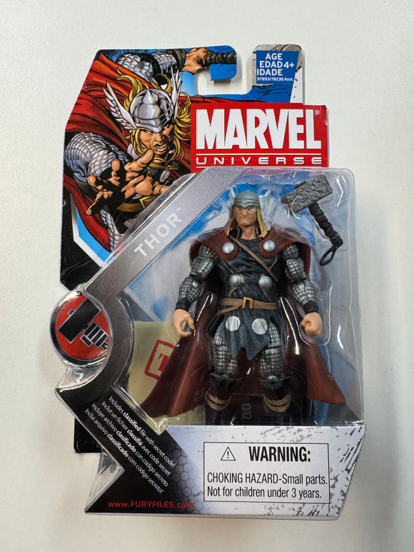 Hasbro Marvel Universe 2009 Thor w/ Classified File Secret Code SEALED ...