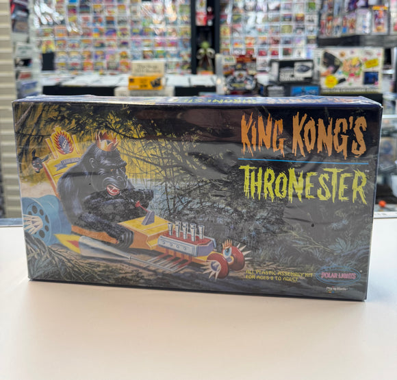 Polar Lights 1998 King Kong's Thronester Model Kit Aurora Re-Issue SEALED