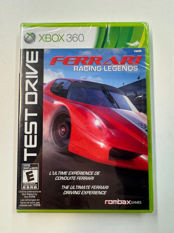 Test Drive Ferrari Racing Legends 2012 Microsoft XBOX 360 Sealed