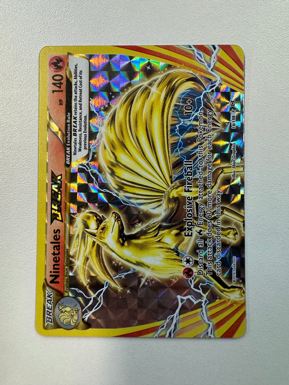 Pokémon TCG Ninetales Break XY Evolutions 2016 16/108 Holo MINT