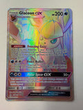 Pokemon TCG Glaceon GX 159/156 Ultra Prism Rainbow Rare