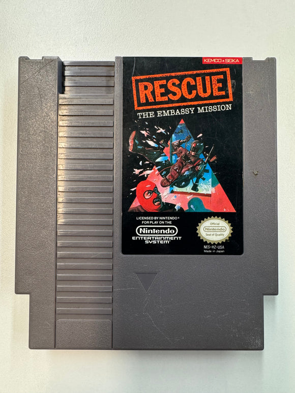 Rescue: The Embassy Mission NES Nintendo 1990 Authentic Cartridge Only