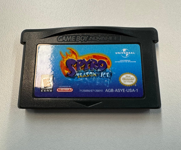 Spyro Season of Ice Nintendo Gameboy Advance GBA 2001 Authentic
