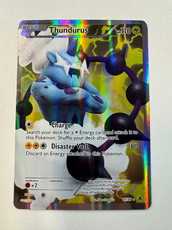 pokemon card thundurus Thundurus (97 Full Art) 97/98