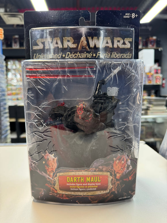 Hasbro 2002 Star Wars Unleashed Darth Maul Blister Pack SEALED NIP