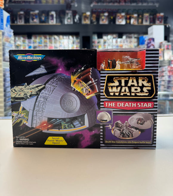 Micro Machines 1997 Star Wars Death Star Empire Battle Base SEALED NIB