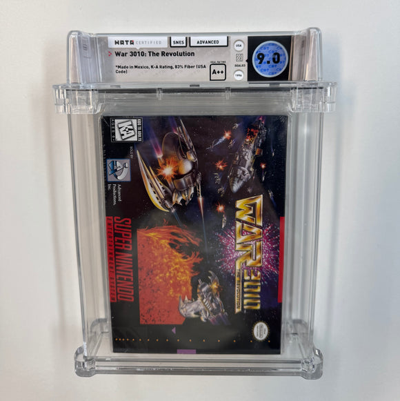War 3010: The Revolution Nintendo SNES 1996 WATA 9.0 SEALED - A++