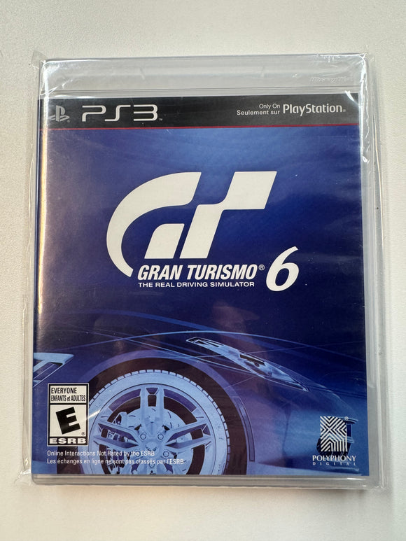 Gran Turismo 6 Playstation PS3 2013 Sealed