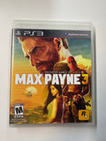 Max Payne 3 PlayStation 3 PS3 CIB Complete in Box