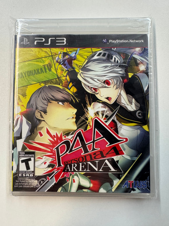 Persona 4 Arena Playstation PS3 2011 Sealed
