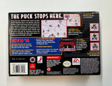 NHL 96' SNES Super Nintendo 1995 CIB Complete in Box w/ Reg Card & Poster