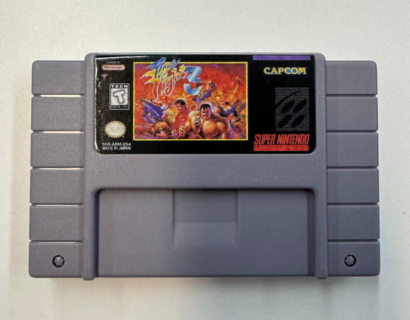 Final Fight 3 SNES Super Nintendo 1995 Cartridge Only - REPRODUCTION