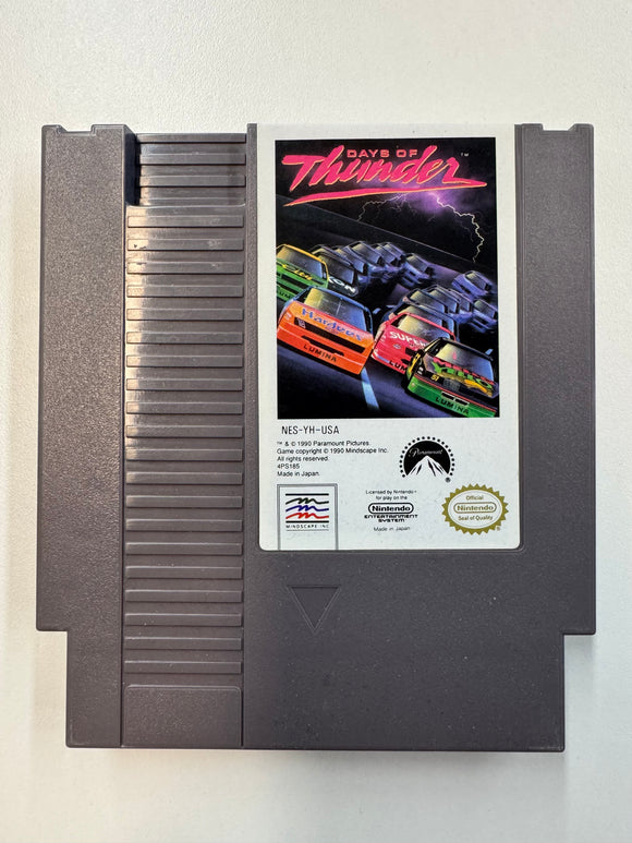 Days of Thunder NES Nintendo 1990 Authentic Cartridge Only