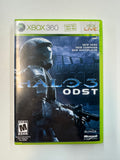 Halo 3 ODST Microsoft XBOX 360 2009 CIB Complete In Box