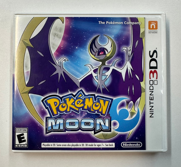 Pokemon Moon 2016 Nintendo 3DS CIB w/ Manual