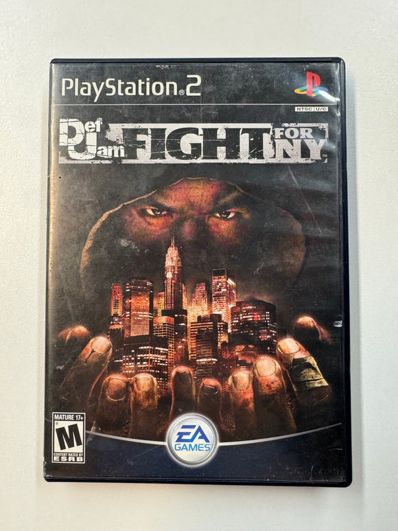 Def Jam Fight For NY PlayStation 2 CIB Complete In Box! TESTED!