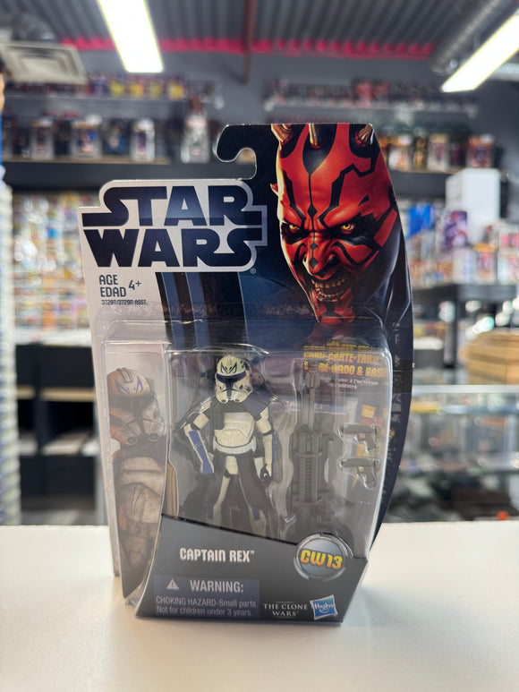 Star Wars Clone Wars Captain Rex CW13 Action Figure SEALED NIP