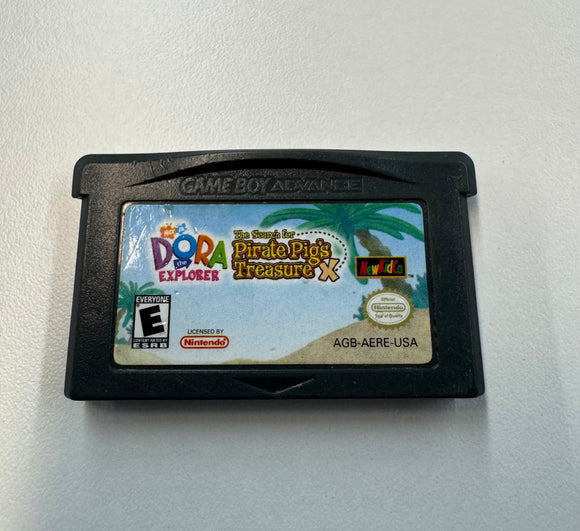 Dora The Explorer Search for Pirate Pigs Treasure Nintendo GBA Authentic