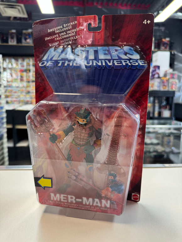 2001 Mattel Masters of the Universe Mer-Man SEALED NIP