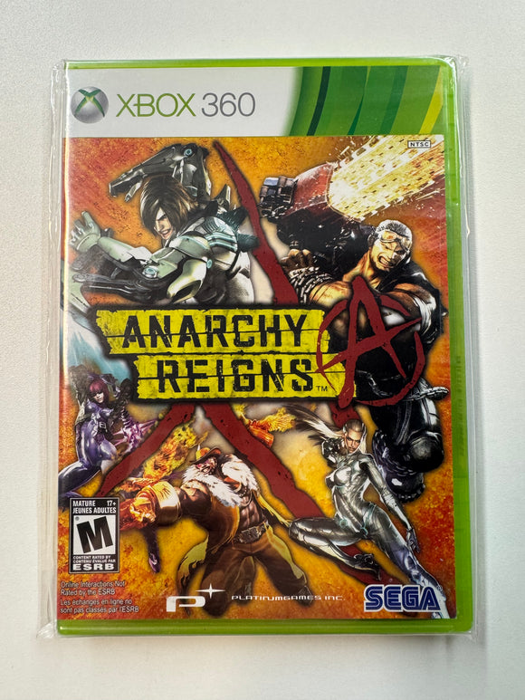 Anarchy Reigns 2013 Microsoft XBOX 360 Sealed