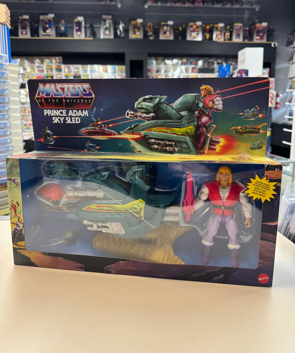 Mattel 2020 Masters of the Universe Prince Adam Sky Sled SEALED NIB