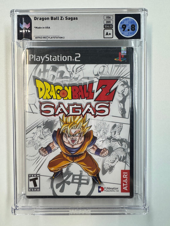 Dragon Ball Z: Sagas Playstation 2 2005 WATA 9.8 SEALED A+
