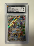 Pokemon TCG Machoke 177/165 Scarlet & Violet Illustration Rare CGC 10 MINT