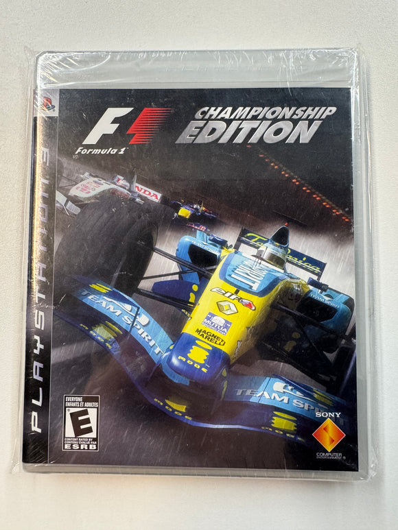Formula 1 Championship Edition Playstation PS3 2006 Sealed