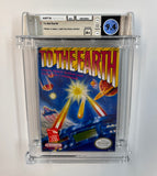 To The Earth Nintendo NES 1989 WATA 9.4 SEALED A+ Seal