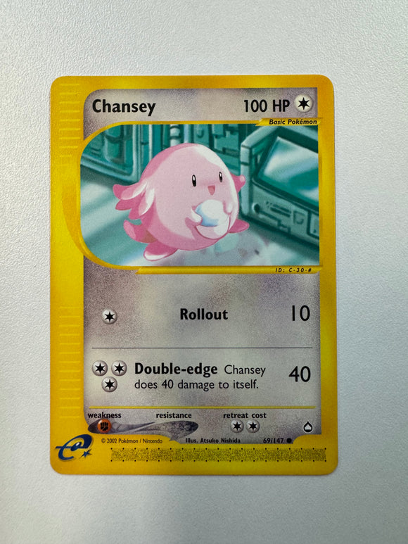 Pokémon TCG Chansey Aquapolis 2002 Non-Holo 69/147