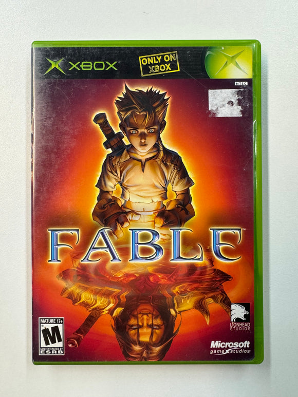 Fable 2004 Microsoft XBOX CIB Complete in Box