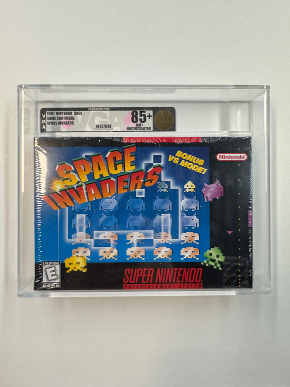 Space Invaders Nintendo SNES 1997 VGA 85+ SEALED NM+ Uncirculated!