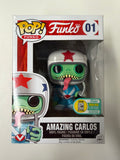 Funko Pop! Amazing Carlos #01 Vinyl Figure SDCC Exclusive Ltd. 3000 Vaulted