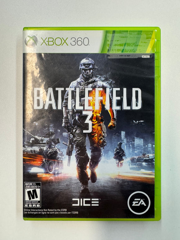 Battlefield 3 2011 Microsoft XBOX 360 CIB Complete In Box