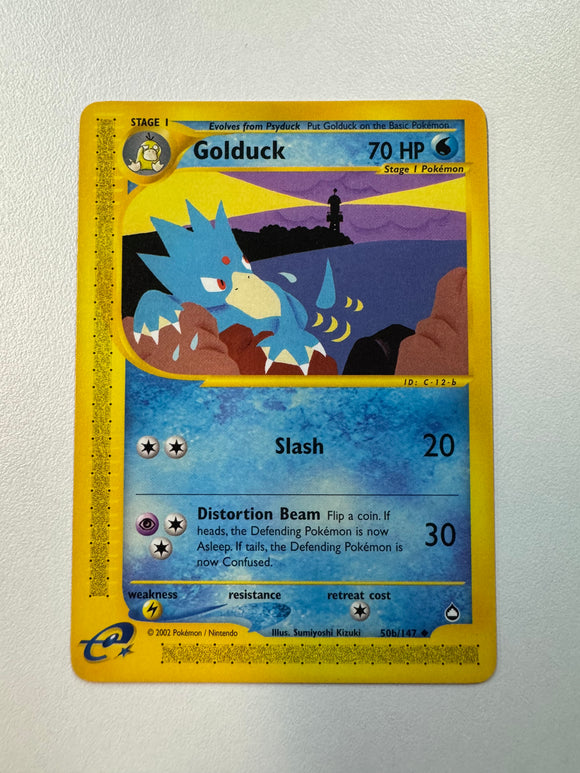 Pokémon TCG Golduck Aquapolis 2002 Non-Holo 50b/147 MINT