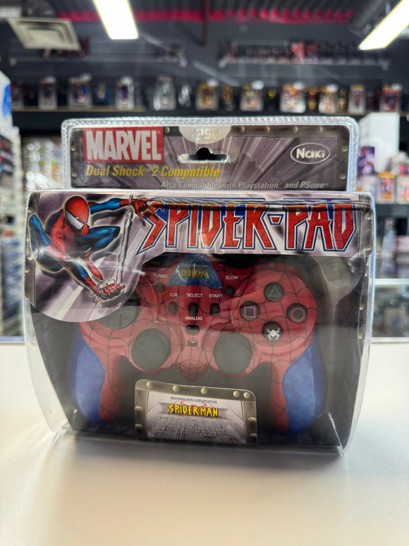 Marvel Dual Shock 2 Spider-Pad Playstation 2 PS2 Controller SEALED