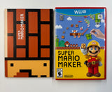 Super Mario Maker Nintendo Wii-U 2015 CIB Complete w/ Manual