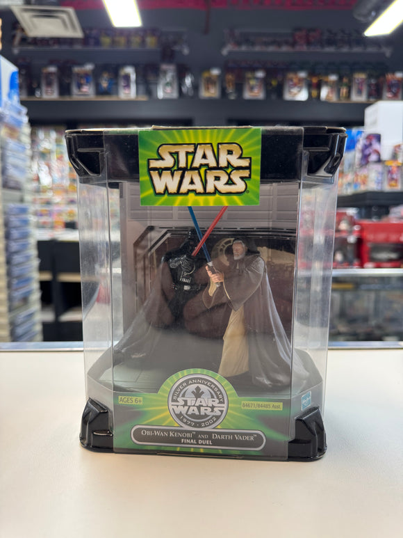 Star Wars 25th Obi-Wan Kenobi & Darth Vader Final Duel SEALED NIB