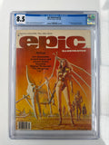 Epic Illustrated #3 CGC 8.5 (1980) 1st Full App of Vanth Dreadstar
