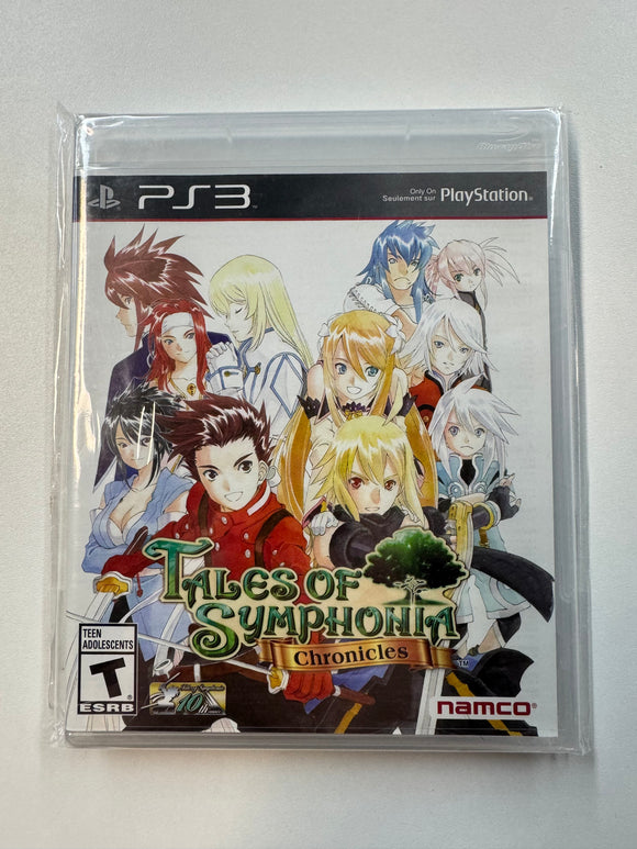 Tales Of Symphonia Chronicles Playstation PS3 2013 Sealed